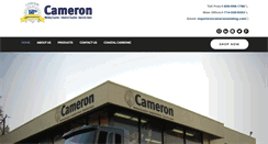 Desktop Screenshot of cameronwelding.com